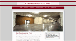 Desktop Screenshot of carefreeindustrialpark.com