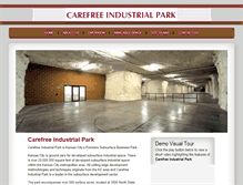 Tablet Screenshot of carefreeindustrialpark.com